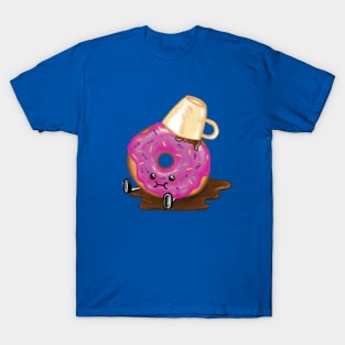 Clumsy Donut Spilled His Coffee T-Shirt